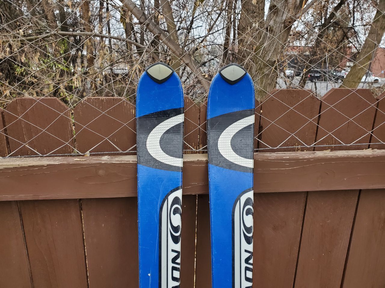 170 cm Salomon Verse 5 Downhill Skis Bindings