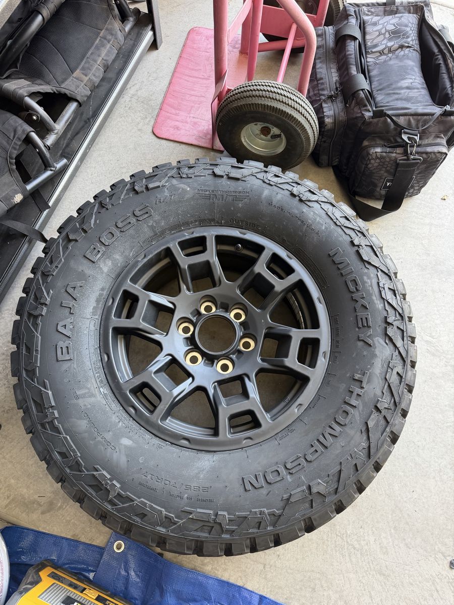 2023 tacoma trd pro wheel and tire