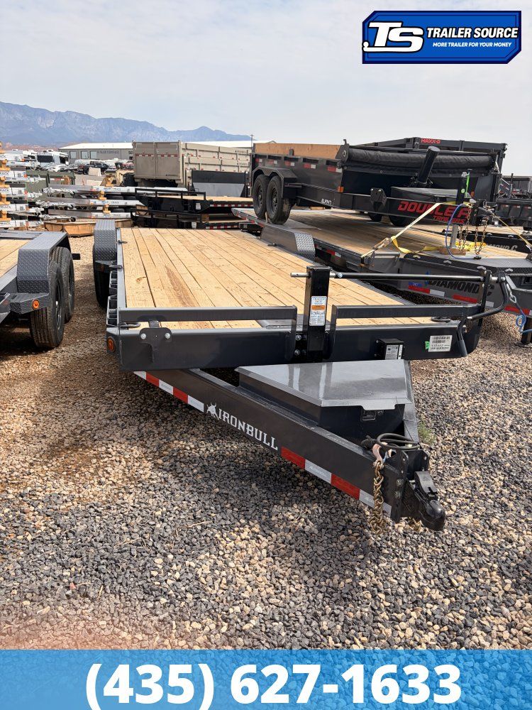 8.5x24 Iron Bull ETB Equipment Trailer - 14K GVWR -