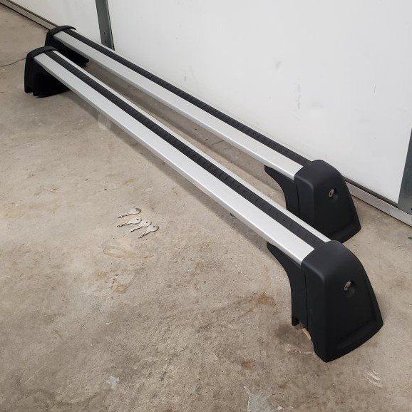 Porsche Cayenne Roof Rack Crossbars with Keys Set of 2 2018-23