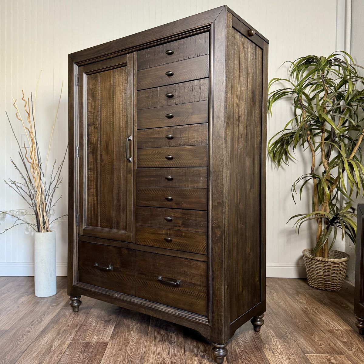 Rustic Industrial Wardrobe Armoire / Dresser