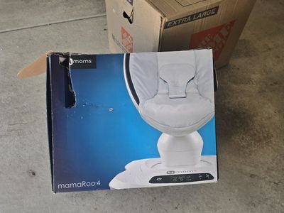 4moms mamaRoo 4 Infant Seat and Baby Swing in Box