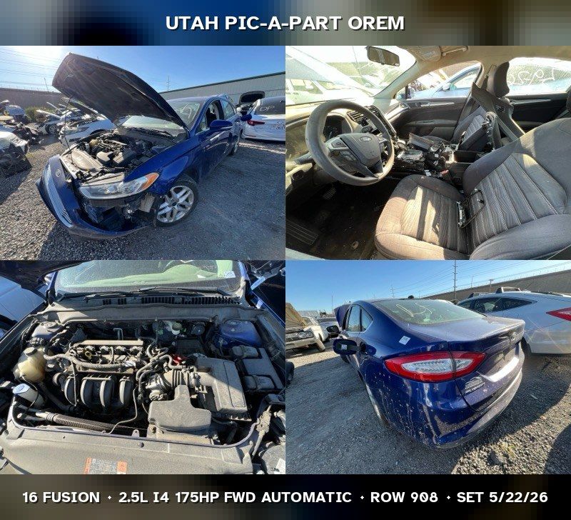2016 Ford Fusion Parts - UTPAP Orem