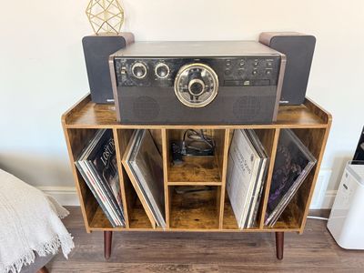 Victrola Record Player & Stand