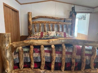 Log bedroom set