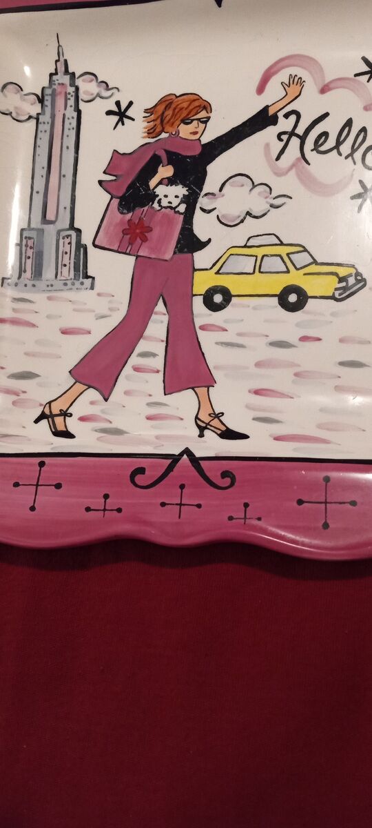 Jennifer Brinley collection New York City plate, as is