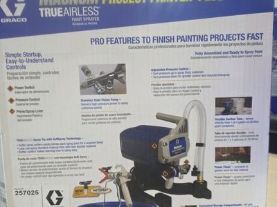 Graco Magnum Project Painter Plus TrueAirless Paint Sprayer - New in Box, Easy to Use