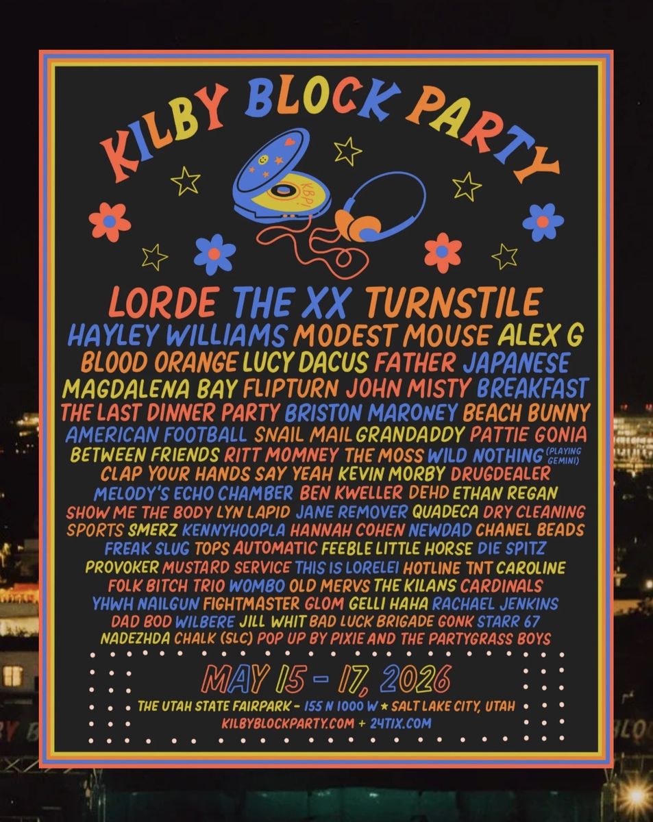 Kilby Block Party 3-Day GA Ticket