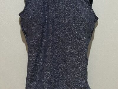 Rad Swim Navy Lexi Metallic One Piece Swimsuit XS