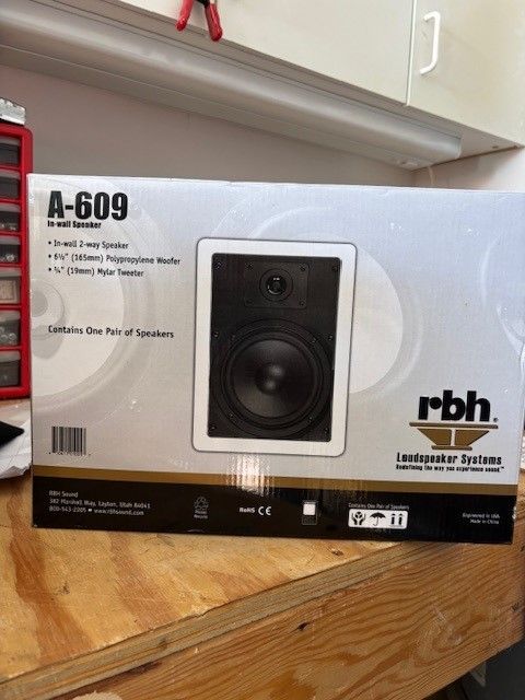 RBH A609 In Wall Speakers