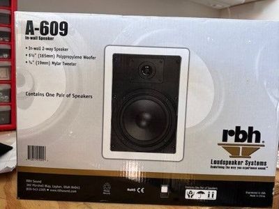 RBH A609 In Wall Speakers