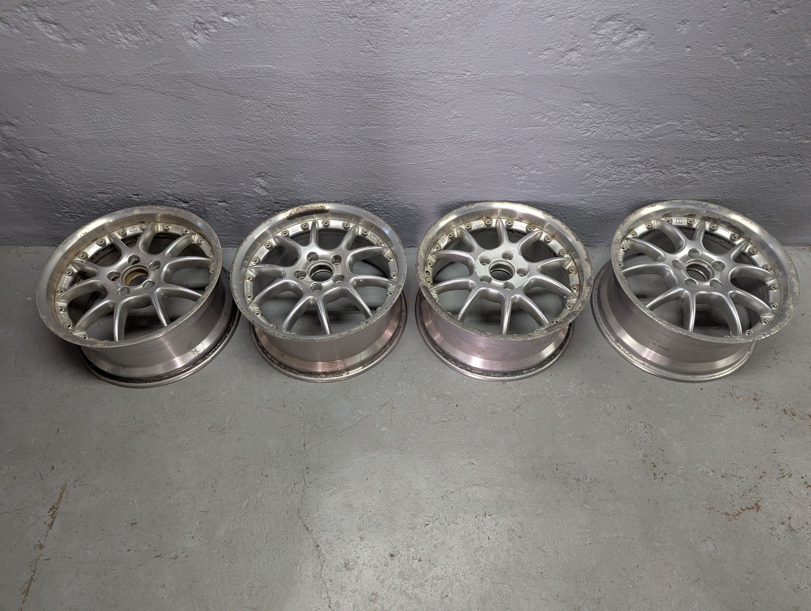 BBS RKII 5x110 R17x8 Wheels 65.1mm Center Bore Saab