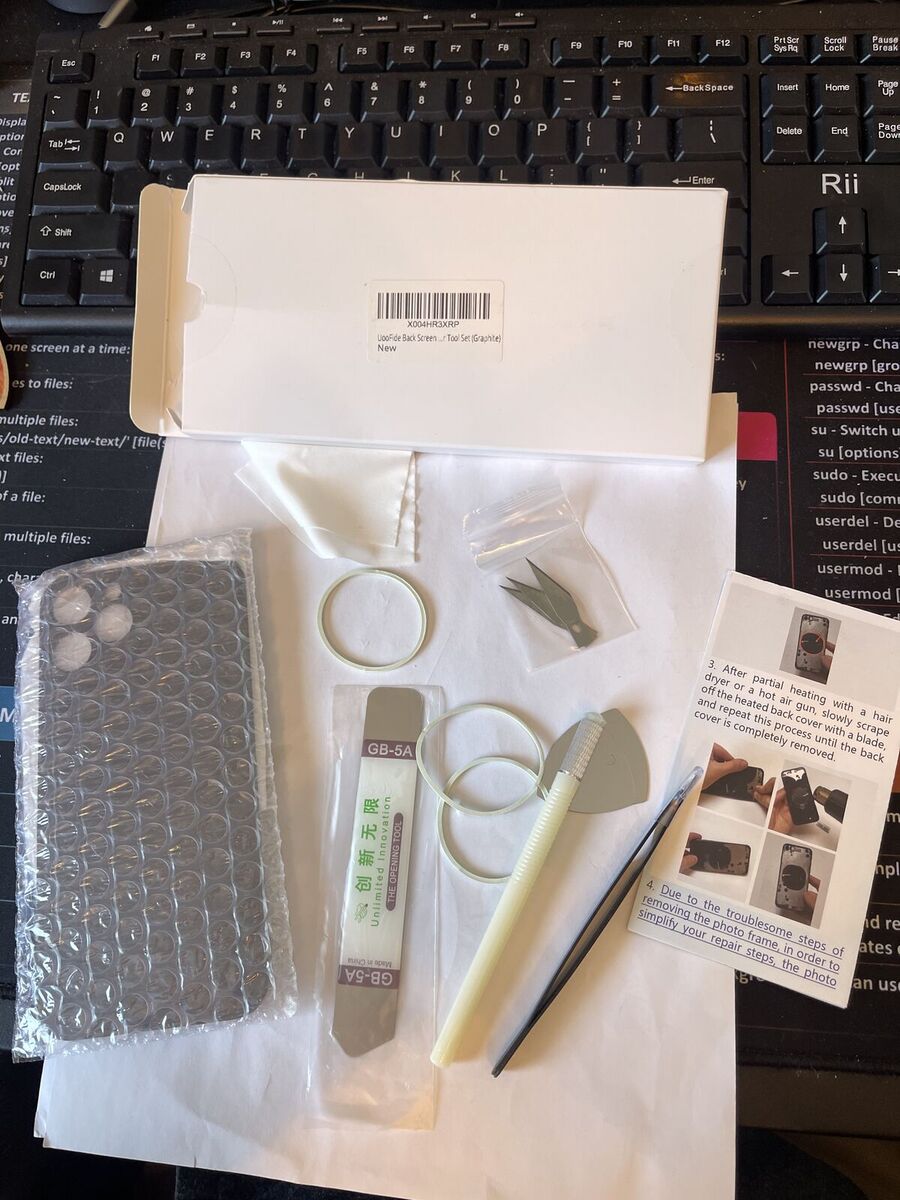 iPhone 12 Pro Max Back Glass Repair Kit – Graphite – Brand New $8