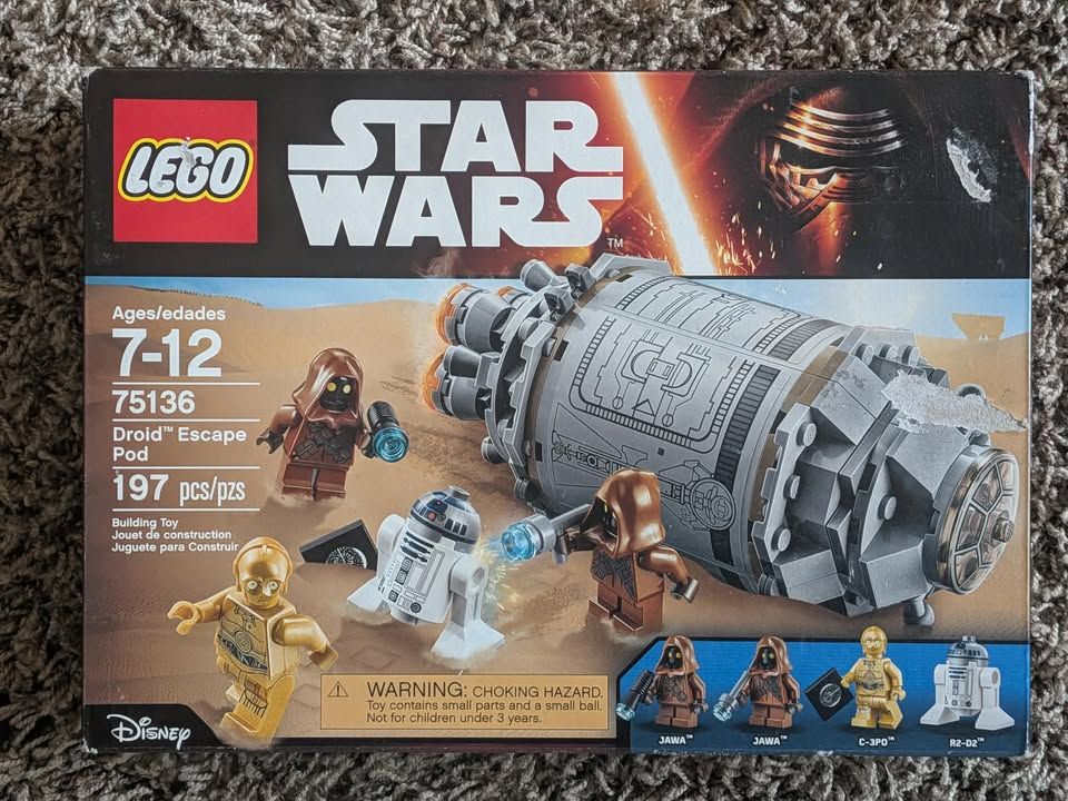 LEGO Star Wars 75136 Droid Escape Pod - NEW - SEALED