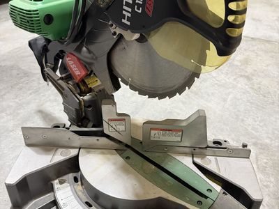 Hitachi C12Fdh 12 Inch Dual Compound Miter Saw with Laser Marker.