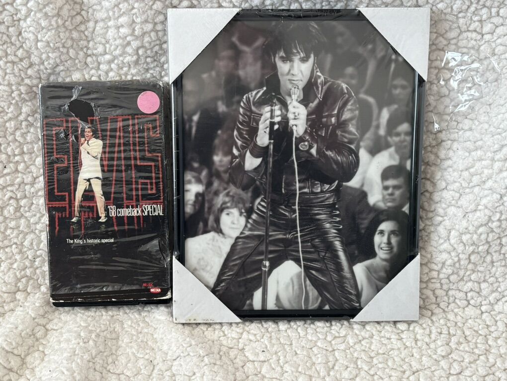 Elvis Presley ’68 Comeback Special VHS CD Picture