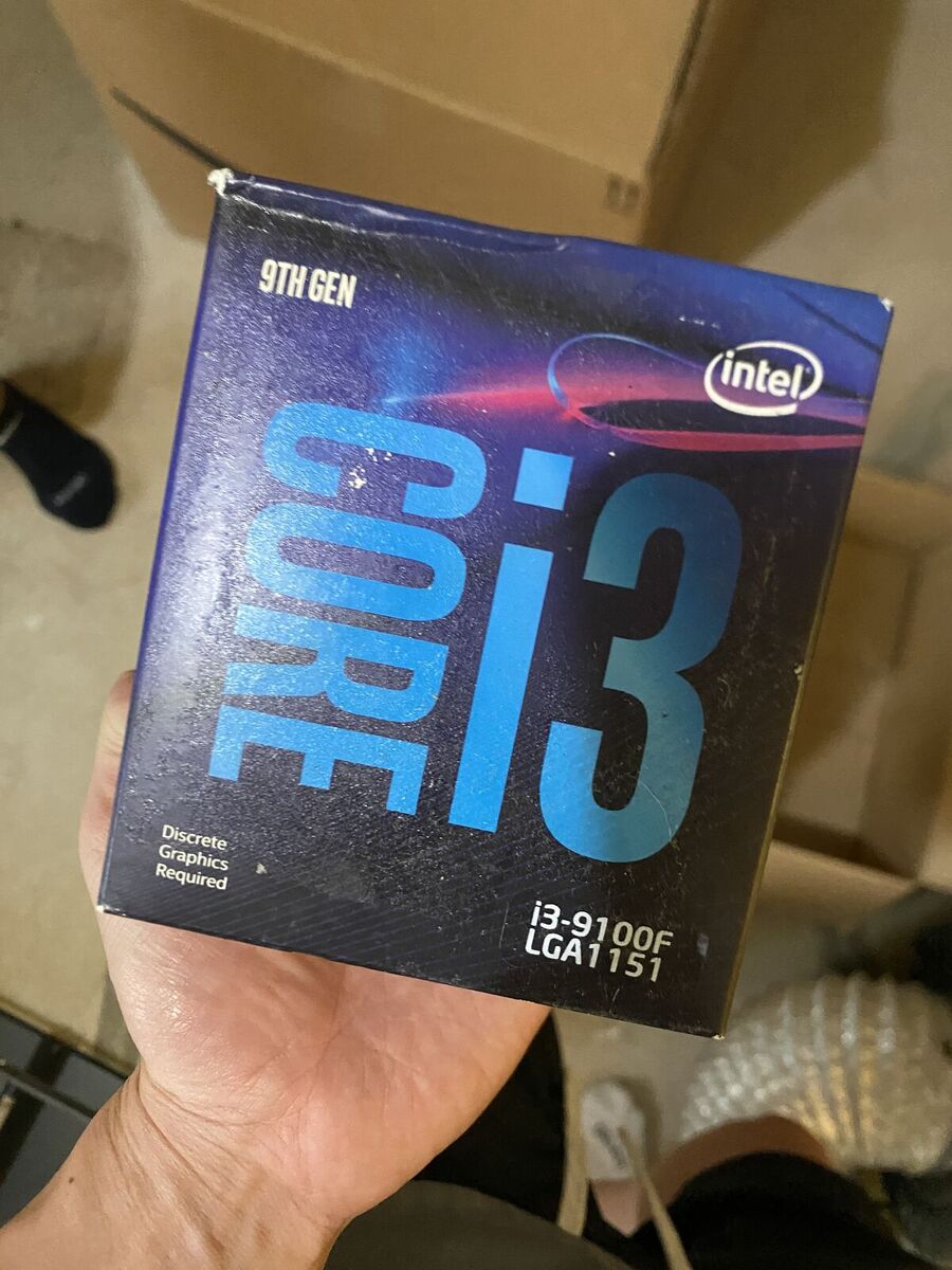 Intel Core i3-9100F Desktop Processor