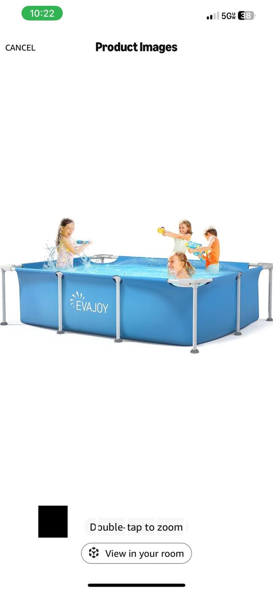 NEW IN BOX - 85 x 53 x 29 METAL FRAMED SWIMMING POOL.  EASY ASSEMBLY & DURABLE MATERIALS - $65 obo
