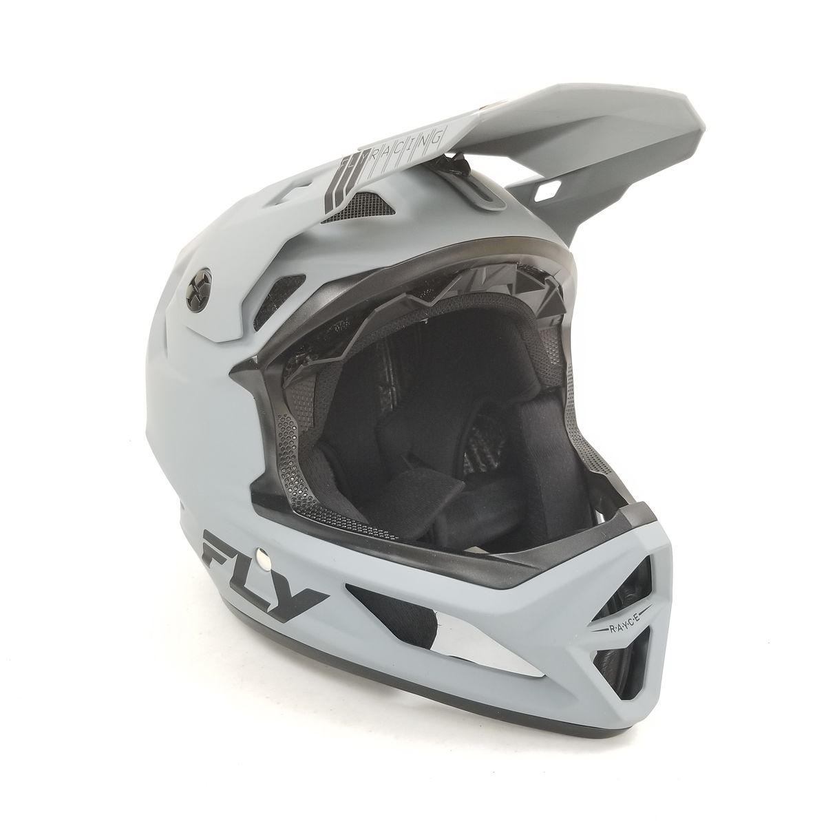 Fly Racing Youth Rayce Bicycle Helmet Matte Grey Size YL (73-3614YL-L-R2-S3)