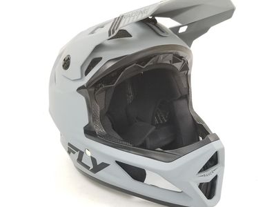 Fly Racing Youth Rayce Bicycle Helmet Matte Grey Size YL (73-3614YL-L-R2-S3)