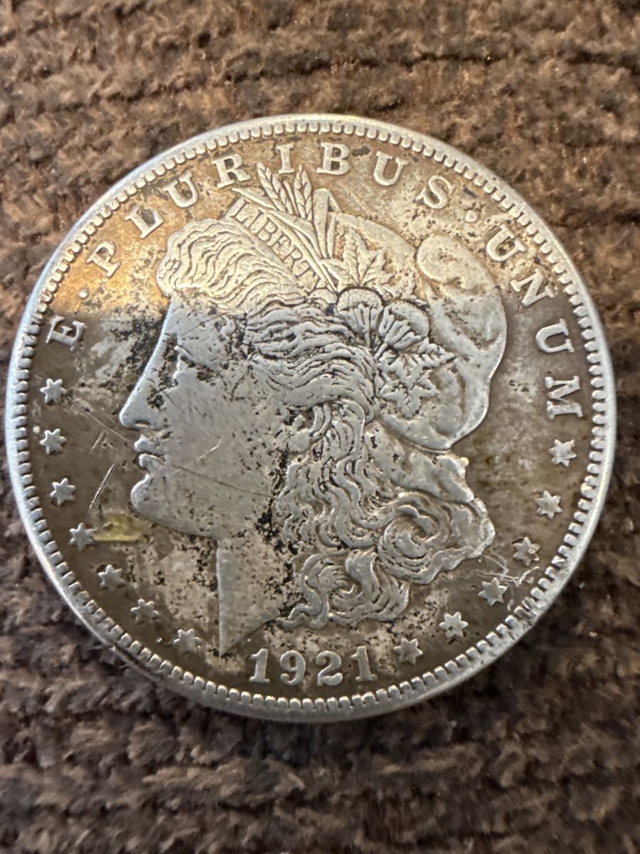 1921 Morgan Silver Dollar US Coin Collectible - UsedGood Condition