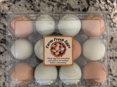 Large Farm Fresh Eggs