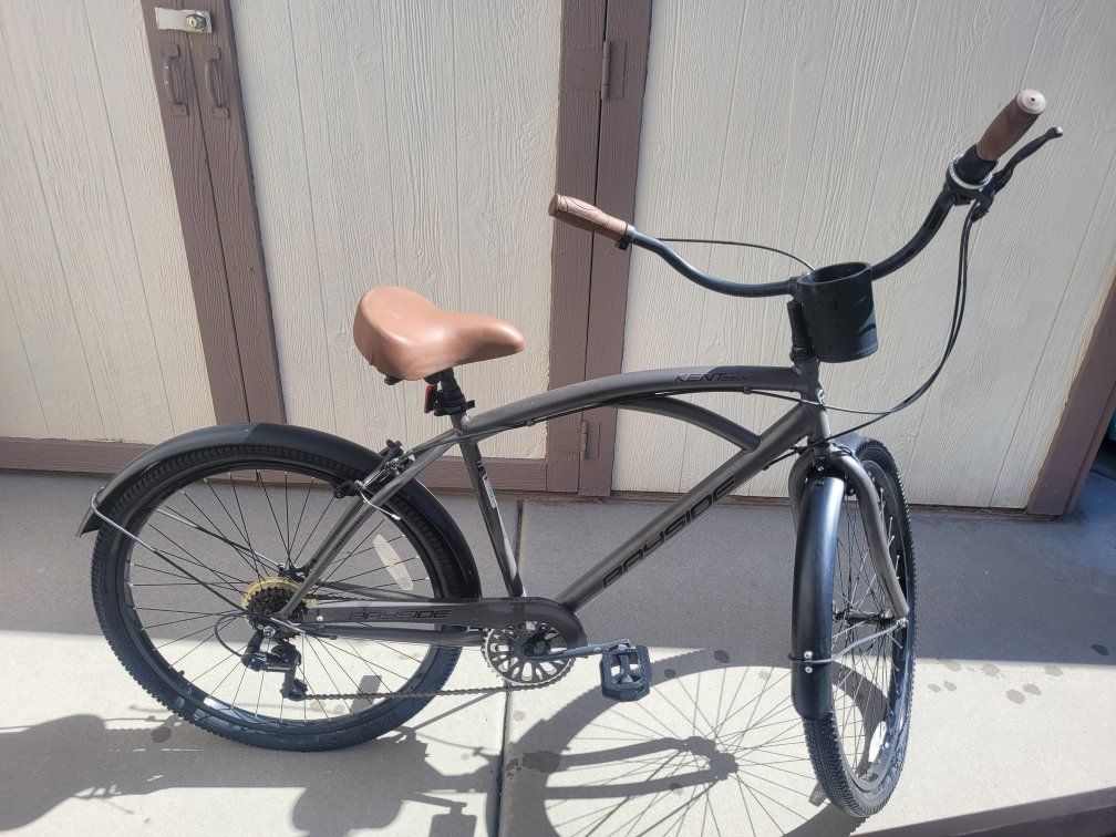 Kent Bayside 26" Cruiser Bicycle - Grey/Brown