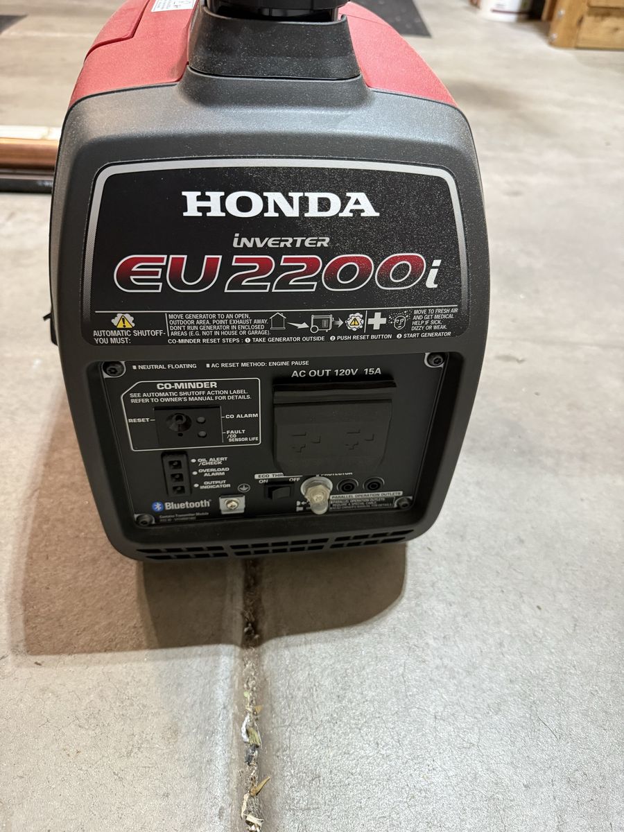 Honda EU2200i generator.