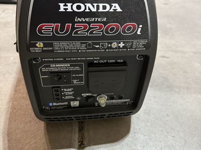 Honda EU2200i generator.