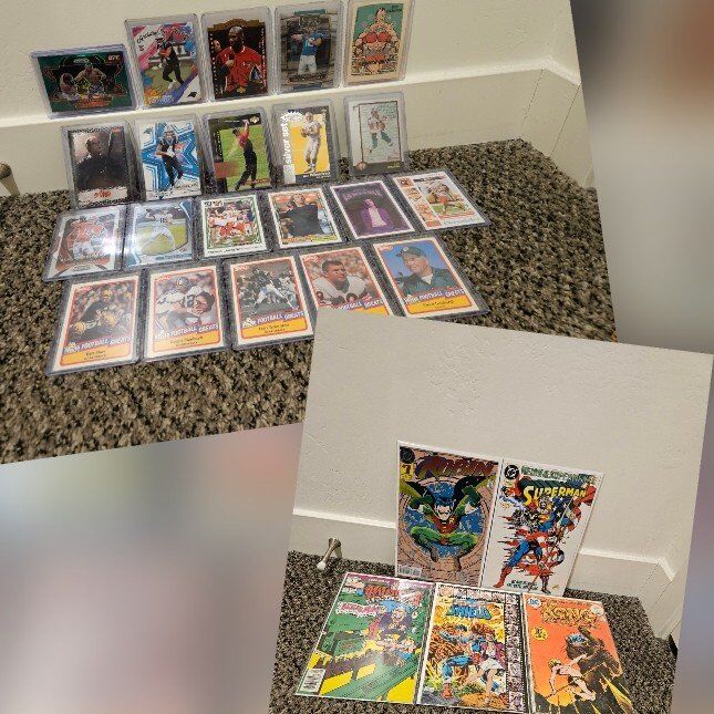 Comic Book & Sports Card Lot for Trade or Sell