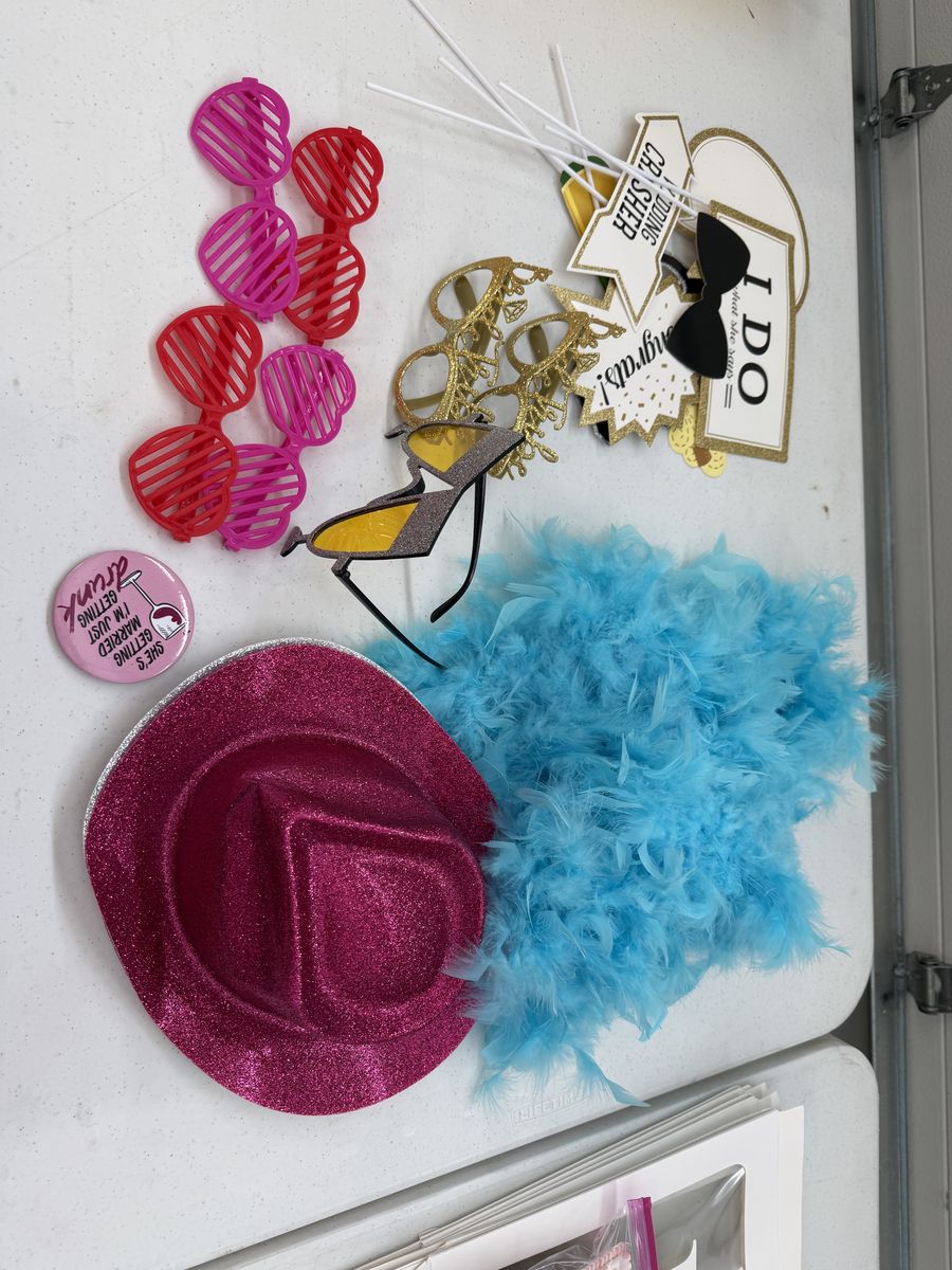 Bachelorette game and photo props