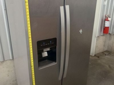 Whirlpool Stainless Steel Side-by-Side Refrigerator with Ice Maker & Water Dispenser