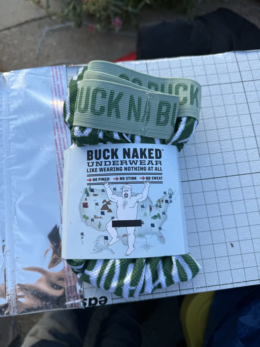 Duluth Trading Buck Naked Boxer Briefs XL Green