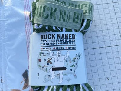 Duluth Trading Buck Naked Boxer Briefs XL Green