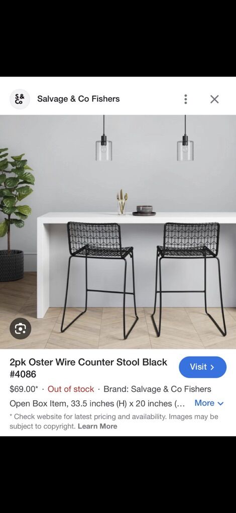 Metal Counter Stools