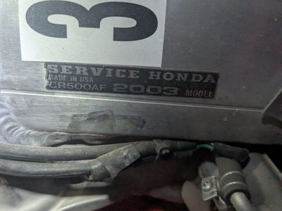 2003 Service Honda CR500AF Dirt Bike
