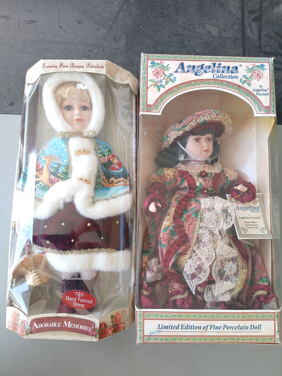 Two Collectable Porcelain Dolls