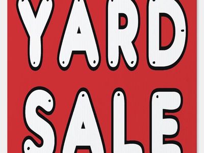 * Amazing Yard Sale in Saratoga Springs *