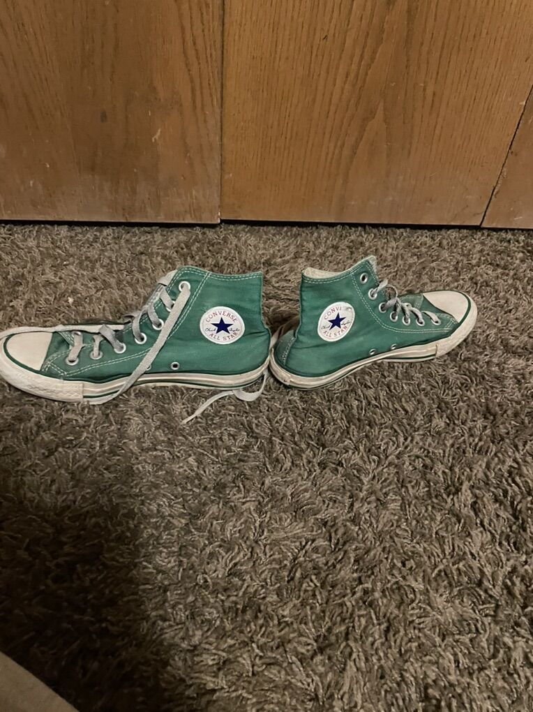 Green Converse Shoes