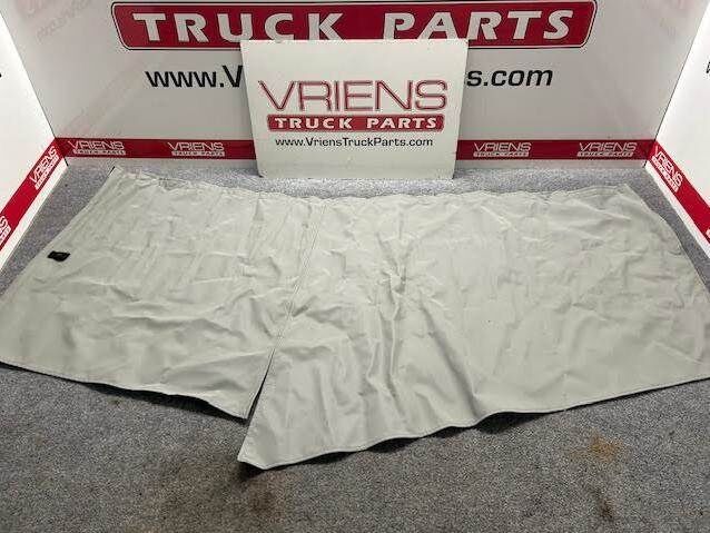 Used Kenworth Right Cab Curtain, Light Gray, Part # U73-1037-1U661R