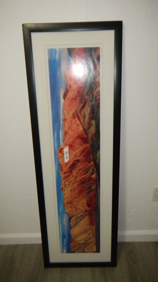 Signed  Howard Ruby   Red Mountains 
