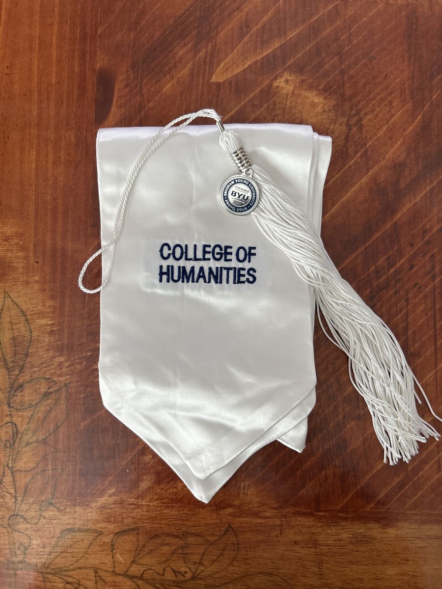 BYU College Of humanities graduation Stole Tassel