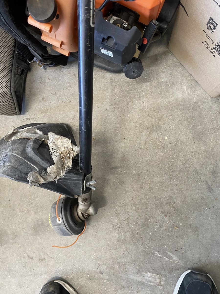Ryobi weed trimmer attachment/tree branch chipper /steel ramps