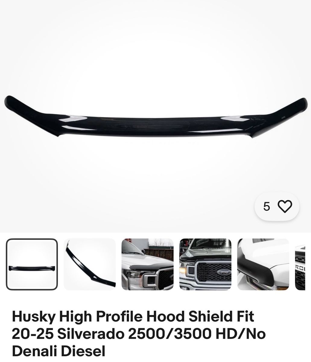 20-25 Silverado HD hood protector