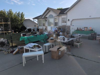 West Valley yard sale today between 9:00 and 2:00!