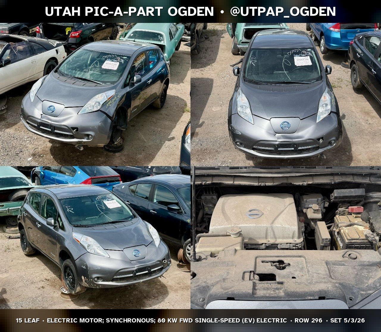 2015 Nissan Leaf Parts - UTPAP Ogden