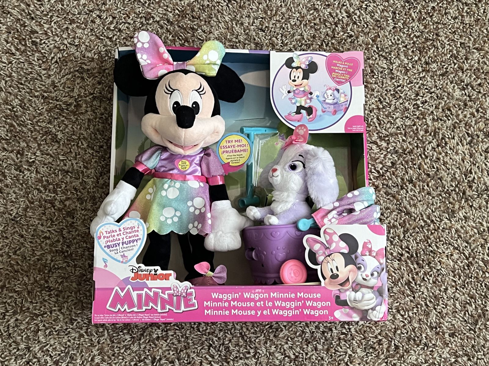 NEW: Disney Junior Minnie Mouse Waggin' Wagon