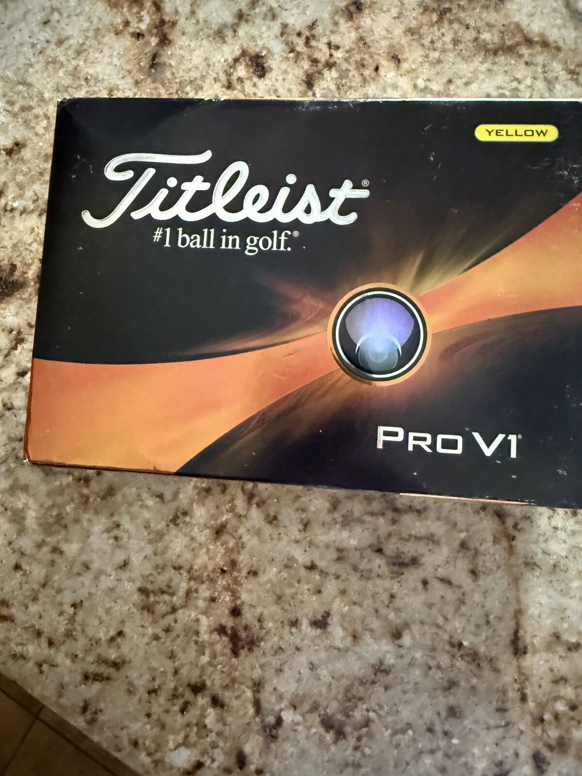 New Titleist ProV1 Yellow