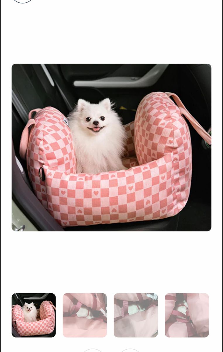 Small dog car seat