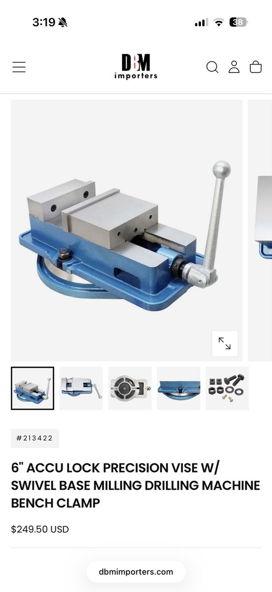 6” Acculock Precision Machine Vice